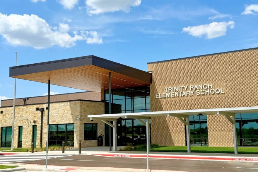 A building with glass windows. A building with glass windows.