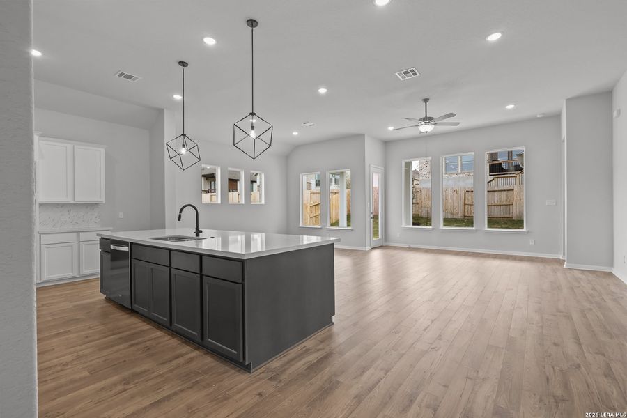 Furnished interior view inside a new home in Homestead, Schertz (Image 10).