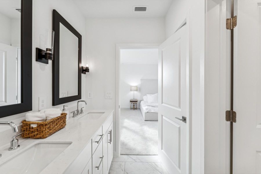 Furnished interior view inside a new home in , Fort Pierce (Image 30).