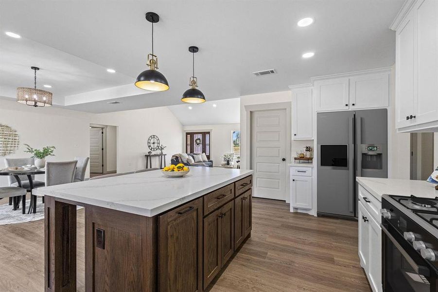 Furnished interior view inside a new home in , Brookston (Image 5).