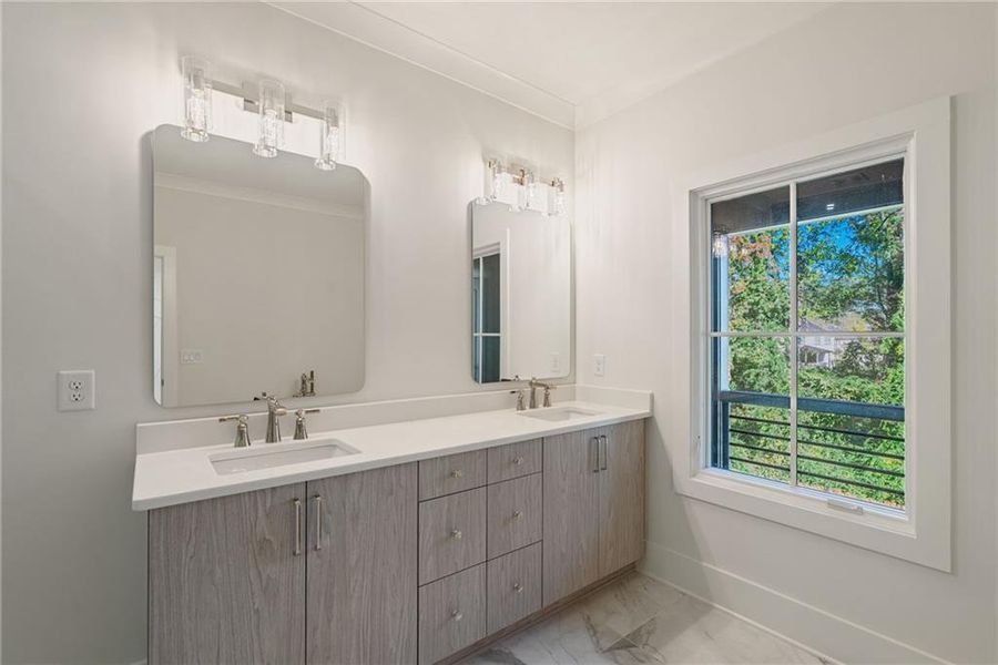 Furnished interior view inside a new home in , Alpharetta (Image 5).