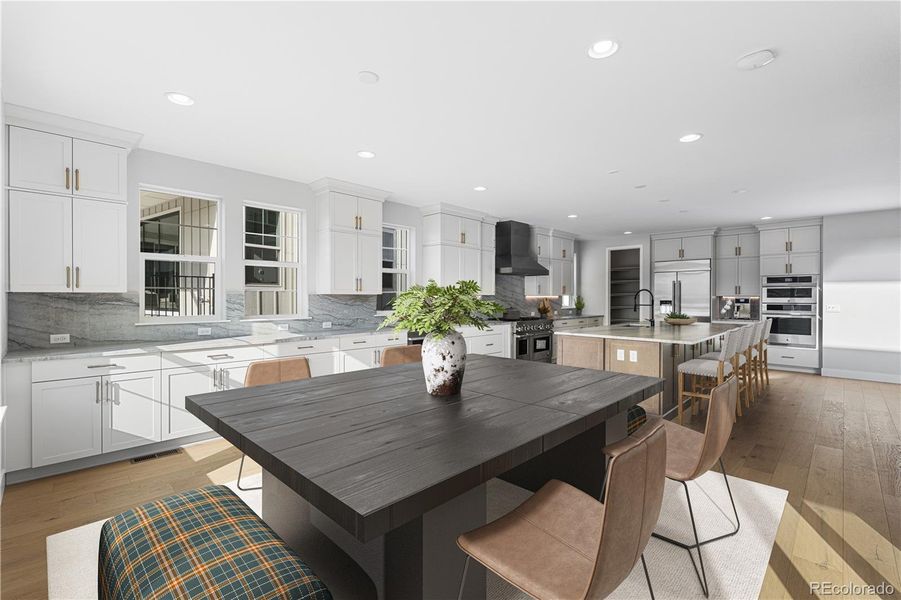 Furnished interior view inside a new home in Luxe at The Canyons, Castle Pines (Image 16).
