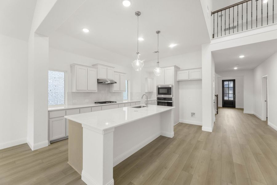 Furnished interior view inside a new home in Creekview Meadows, Pilot Point (Image 3).