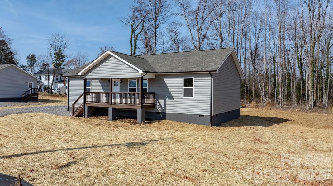 Exterior details and patio area of a home in , Morganton (Image 16).