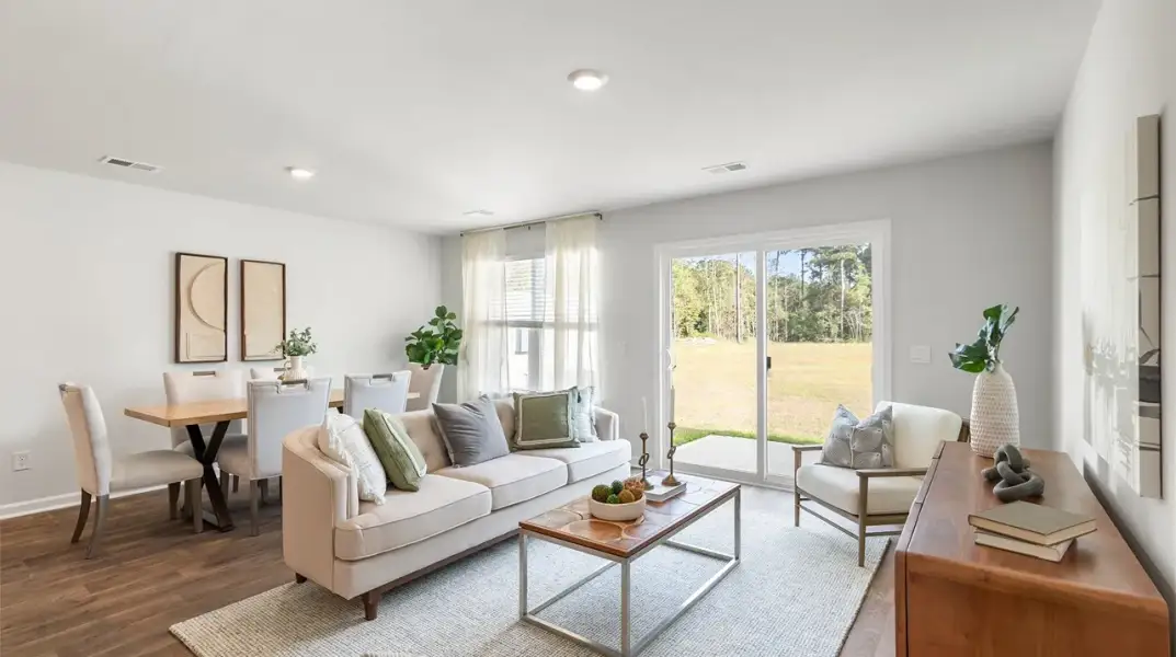 Furnished interior view inside a new home in Pine Hills Townhomes at Cane Bay, Summerville (Image 15).