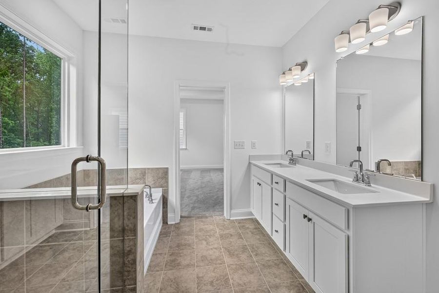 Furnished interior view inside a new home in Bennett Farm, Loganville (Image 11). Furnished interior view inside a new home in Bennett Farm, Loganville (Image 11).