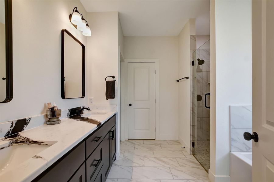 Furnished interior view inside a new home in , Iola (Image 19).