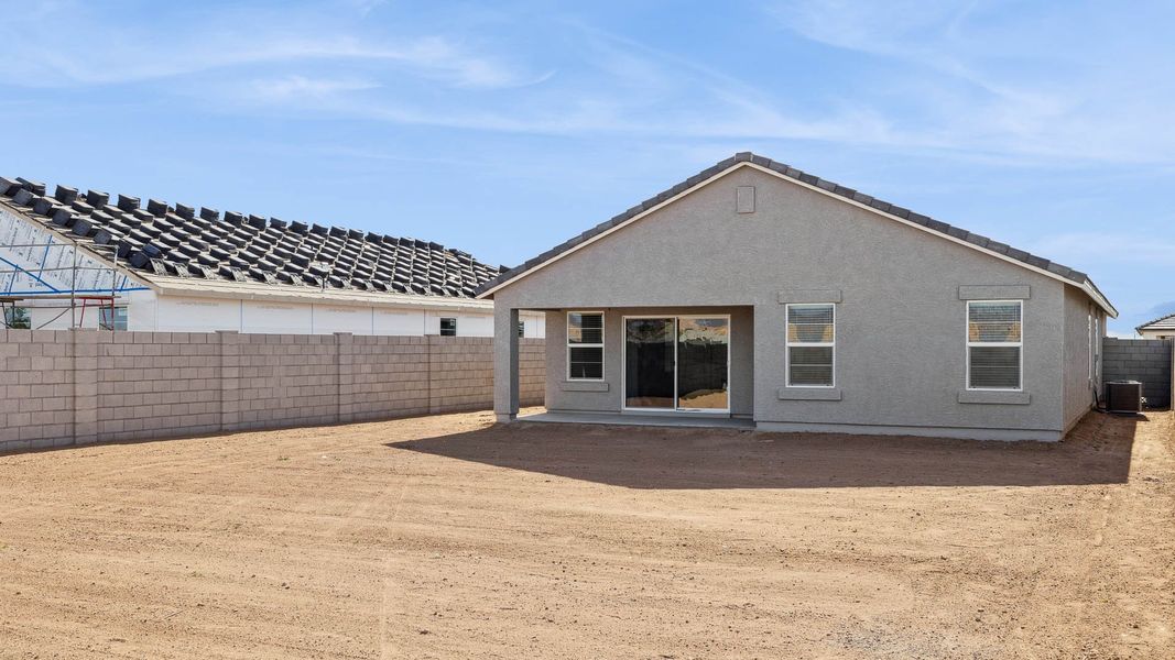 Exterior details and patio area of a home in Remington, Buckeye (Image 2).