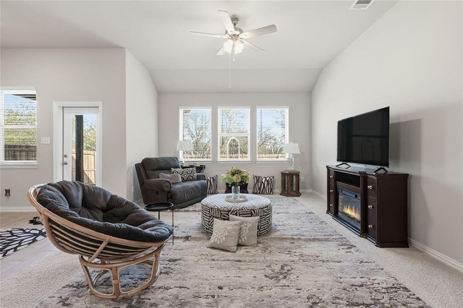 Furnished interior view inside a new home in Stark Farms, Denton (Image 9).