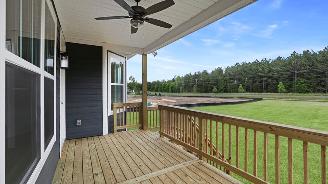 Exterior details and patio area of a home in Arrowood Acres, Enoree (Image 3). Exterior details and patio area of a home in Arrowood Acres, Enoree (Image 3).