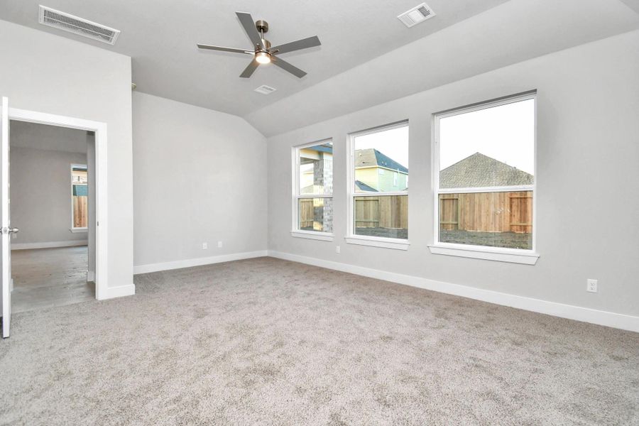 Example of completed home with similar plan. As-built colors and selections may vary.