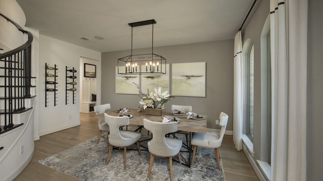 Furnished interior view inside a new home in Cross Creek Ranch 65', Fulshear (Image 5). Furnished interior view inside a new home in Cross Creek Ranch 65', Fulshear (Image 5).