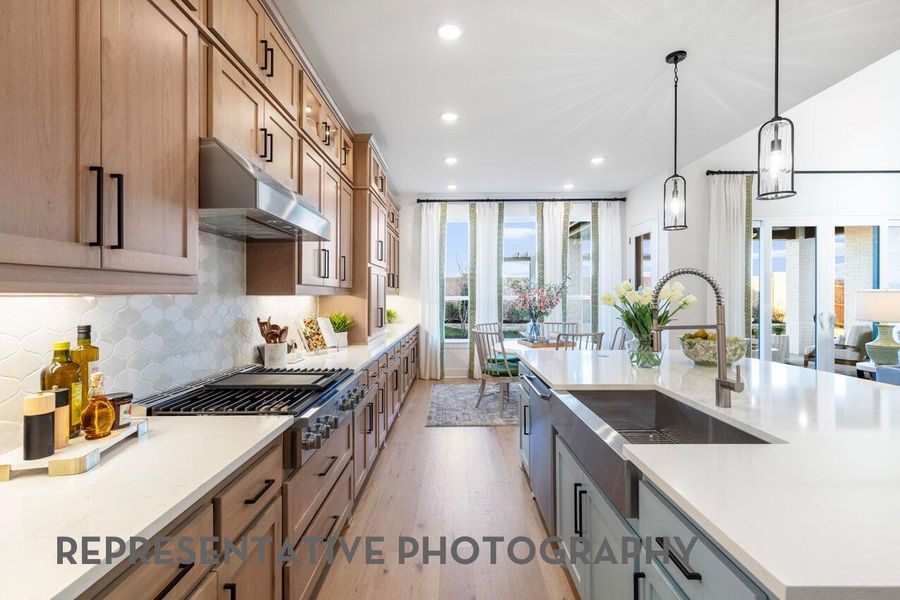 Furnished interior view inside a new home in The George, Richmond (Image 8).