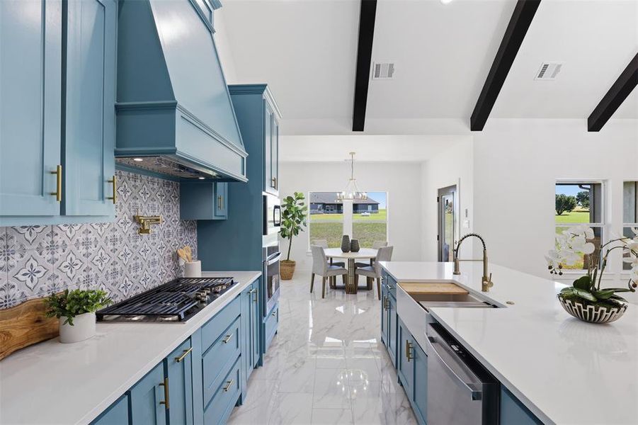 Furnished interior view inside a new home in , Godley (Image 16).