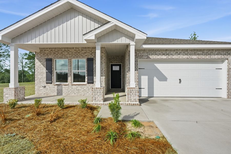 Exterior details and patio area of a home in Southern Charm, Crestview (Image 3).