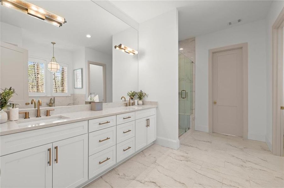 Furnished interior view inside a new home in , Marietta (Image 53). Furnished interior view inside a new home in , Marietta (Image 53).