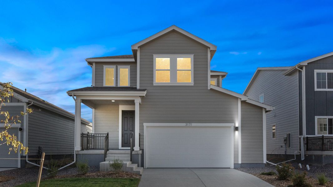 Exterior details and patio area of a home in Bloom, Fort Collins (Image 3).