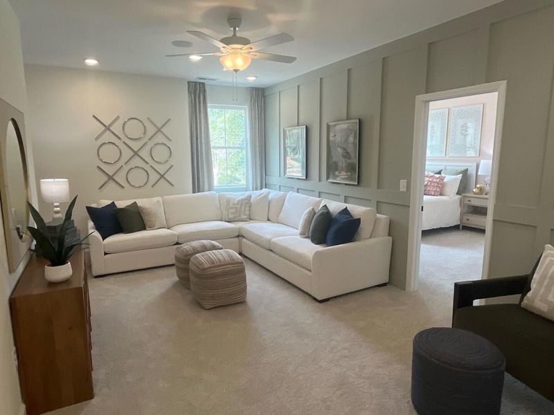 Furnished interior view inside a new home in Sage on North Main, Wake Forest (Image 17).