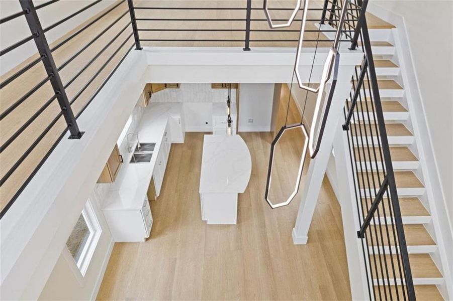 Furnished interior view inside a new home in , Atlanta (Image 10).