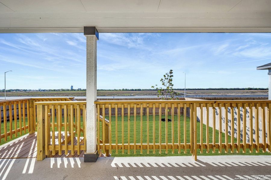 Exterior details and patio area of a home in Greenspoint Heights, Seguin (Image 3).