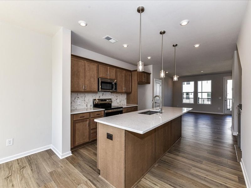 Furnished interior view inside a new home in Southmont, Charlotte (Image 8).