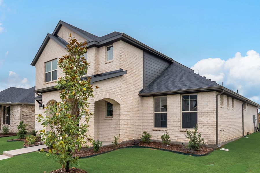 The Granbury - Old World with Stone Elevation