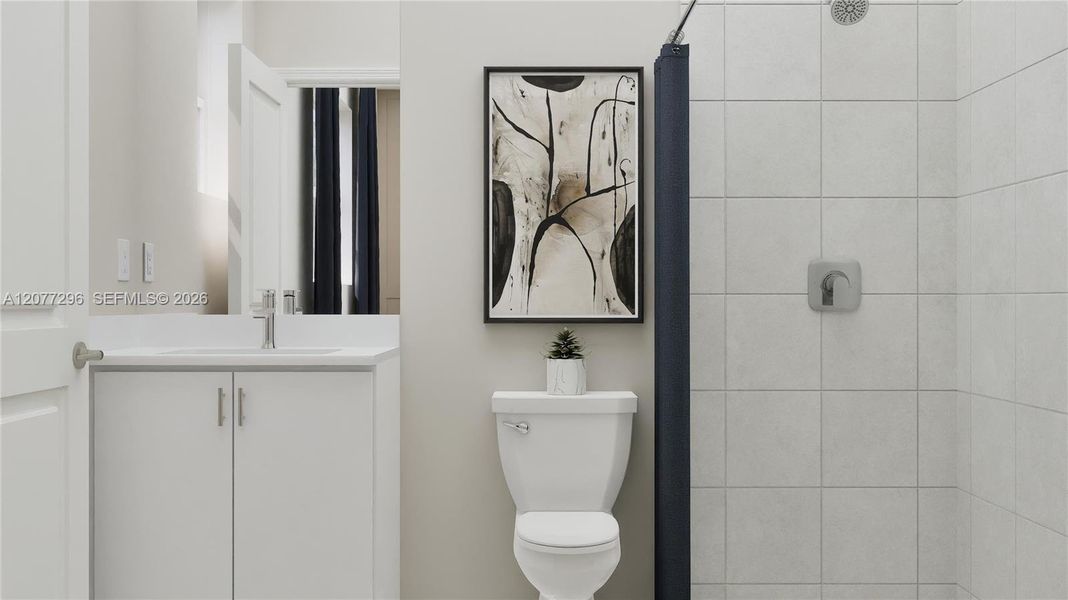 Furnished interior view inside a new home in , Florida City (Image 16). Furnished interior view inside a new home in , Florida City (Image 16).