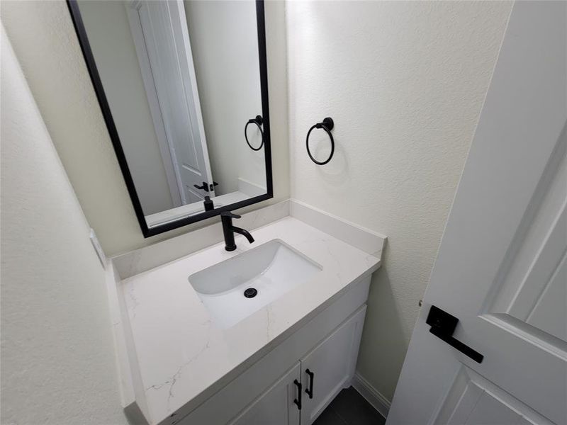 Half bath; 2nd floor.