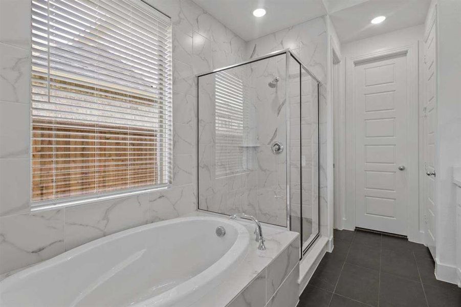 Separate Tub and Shower at Primary Suite - Representative Photo