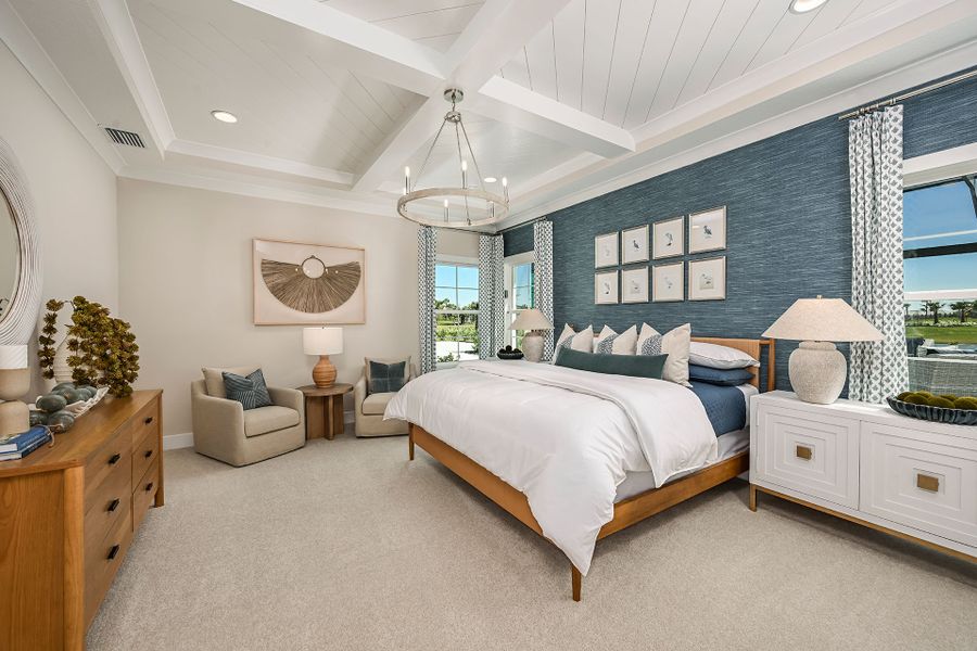 Representative furnished interior of a home built from the Key West II by Homes by WestBay in Crosswind Ranch, Parrish (Image 14).