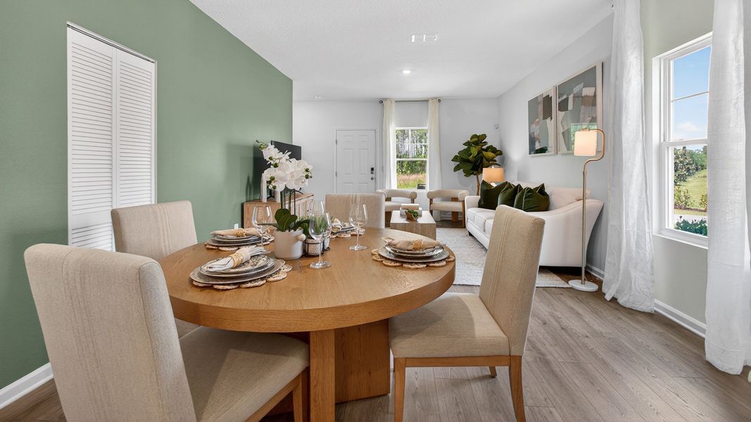 Representative furnished interior of a home built from the Bailey by D.R. Horton in Liberty Cove Townhomes, Yulee (Image 7).