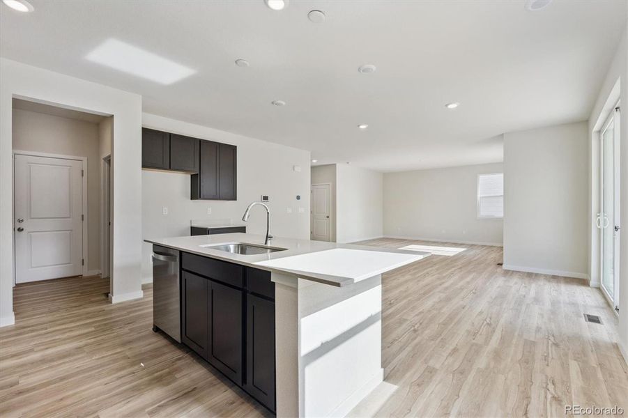 Furnished interior view inside a new home in Floret Collection at Parkdale Commons, Lafayette (Image 8).