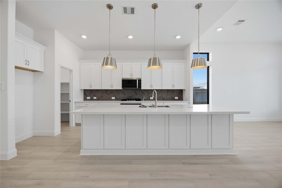 Furnished interior view inside a new home in Sienna, Missouri City (Image 11). Furnished interior view inside a new home in Sienna, Missouri City (Image 11).