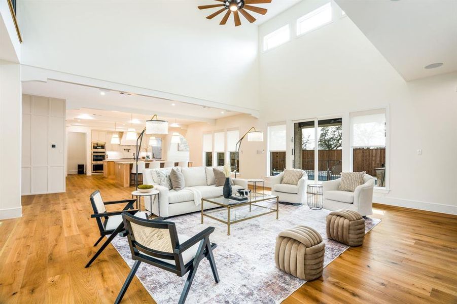Furnished interior view inside a new home in , Dallas (Image 9).