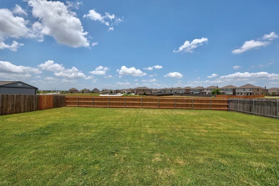 Exterior details and patio area of a home in Salerno - Hallmark Collection, Round Rock (Image 26).