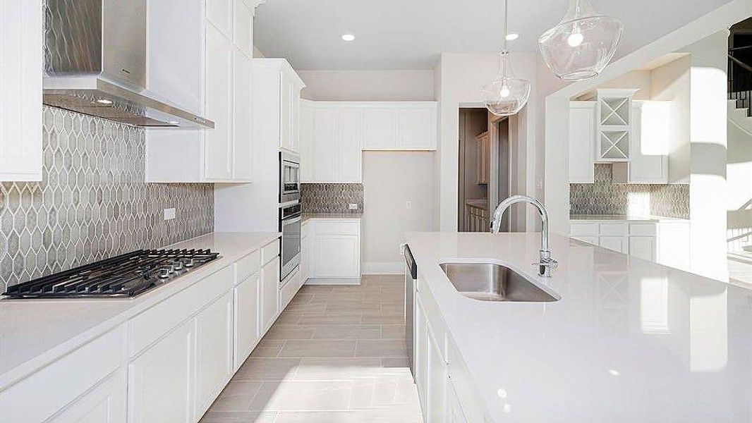 Furnished interior view inside a new home in Lakeside at Tessera, Lago Vista (Image 6).