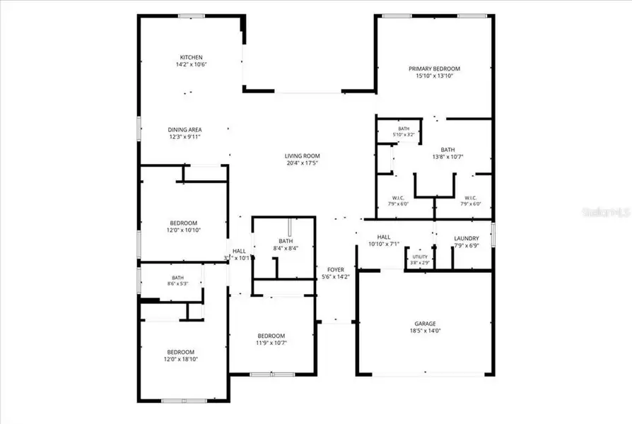 2D floor plan layout of this home in , Punta Gorda, FL (Image 5).