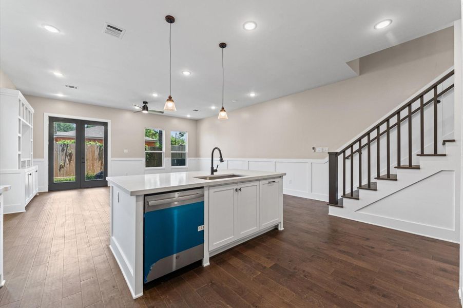 Furnished interior view inside a new home in , Houston (Image 10).