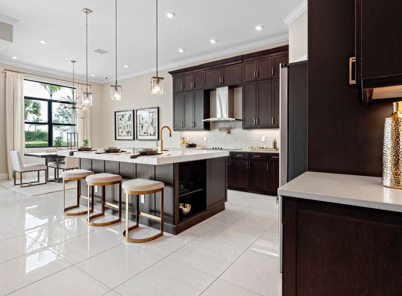 Furnished interior view inside a new home in Mosaic, Port St. Lucie (Image 14).