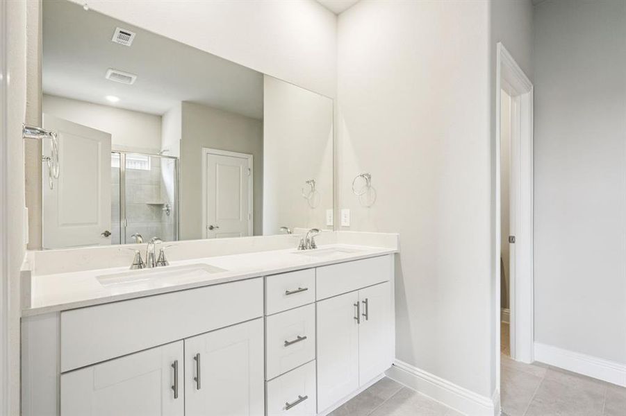 Furnished interior view inside a new home in Lakehaven - Premier Series, Farmersville (Image 11).