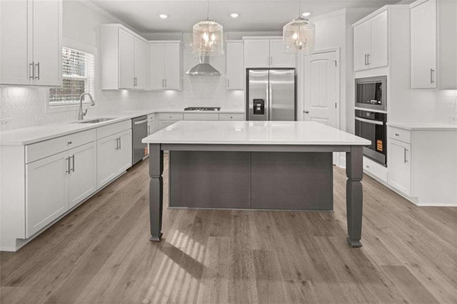 Furnished interior view inside a new home in Holland Estates, Powder Springs (Image 18).