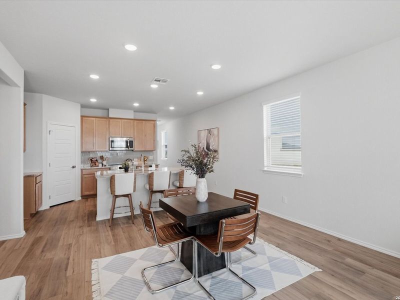 Furnished interior view inside a new home in Agave, San Antonio (Image 14).