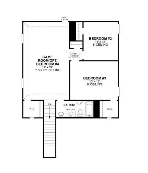 2D floor plan layout of this home in ValleyBrooke, Mesquite, TX (Image 21). 2D floor plan layout of this home in ValleyBrooke, Mesquite, TX (Image 21).