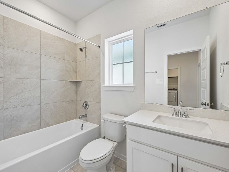 Furnished interior view inside a new home in Pinewood Trails - City Series, Atascocita (Image 10).