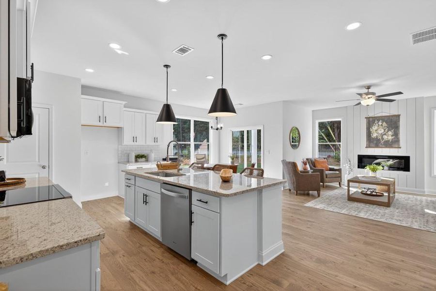 Furnished interior view inside a new home in , Jefferson (Image 37).