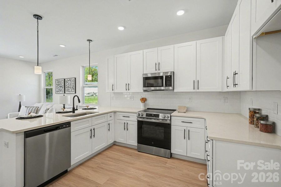 Furnished interior view inside a new home in , Marshville (Image 12).