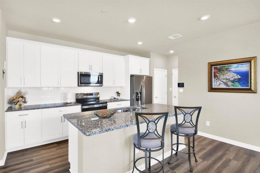 Furnished interior view inside a new home in Homestead Village, Round Rock (Image 7).