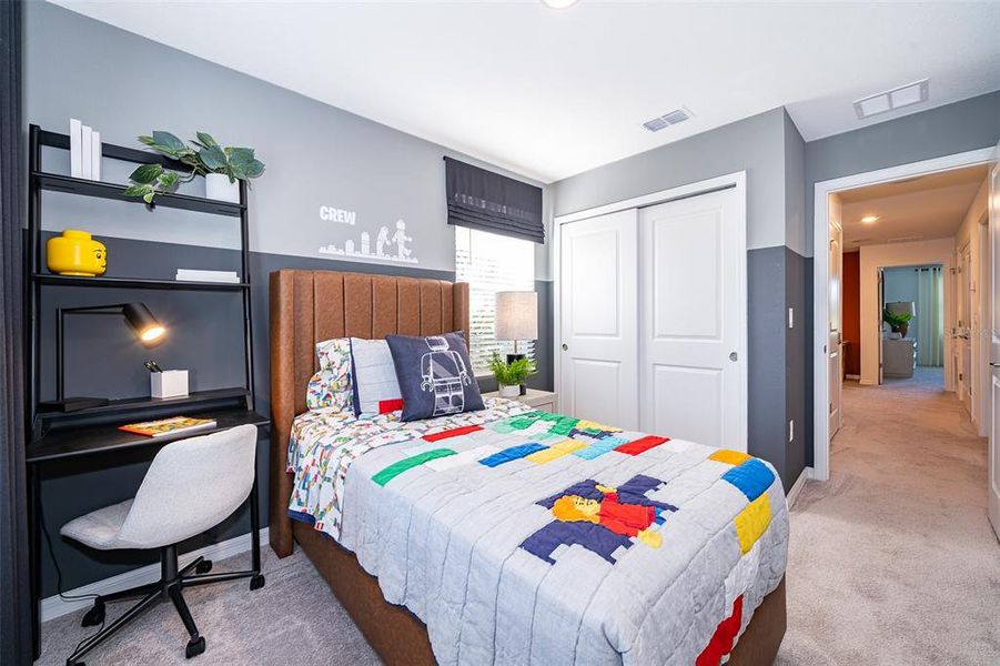 Furnished interior view inside a new home in Horse Creek at Crosswinds, Davenport (Image 14).