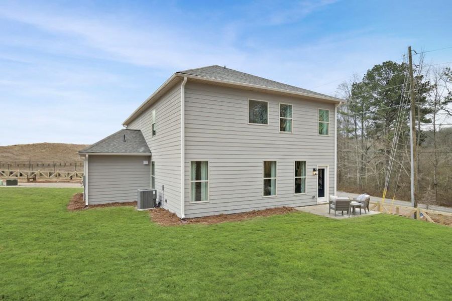 Exterior details and patio area of a home in Chapel Hill, Newnan (Image 21).