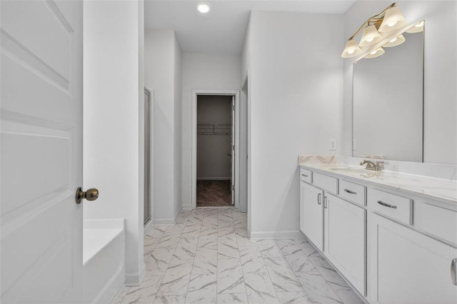 Furnished interior view inside a new home in Jones Ridge, Dallas (Image 11).
